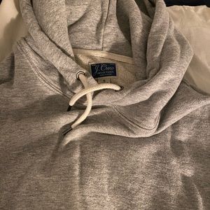 JCrew vintage fleece hooded sweatshirt